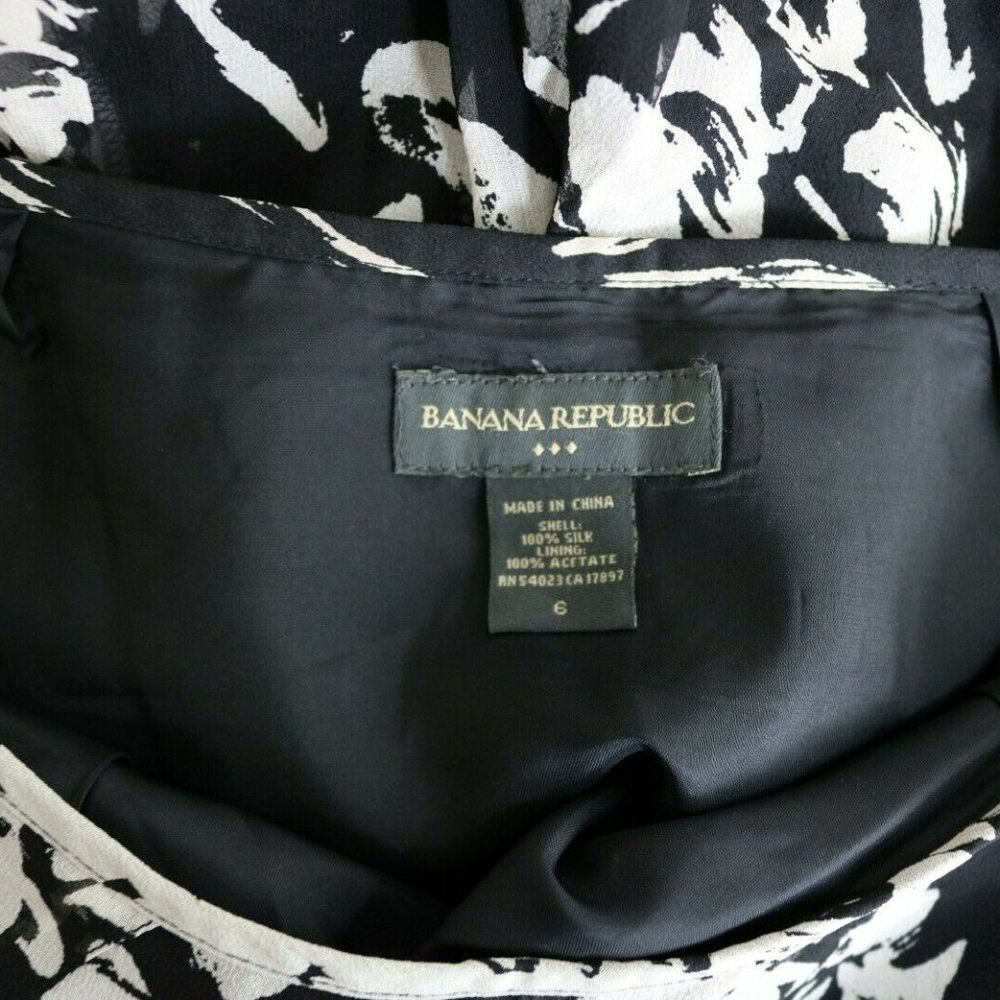 Banana Republic Womens Skirt 100% Silk Pleated 6 - Picture 6 of 6